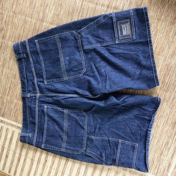 MARITHE FRANCOIS GIRBAUD MENS DENIM SHORTS SZ 42 - Picture 6 of 6